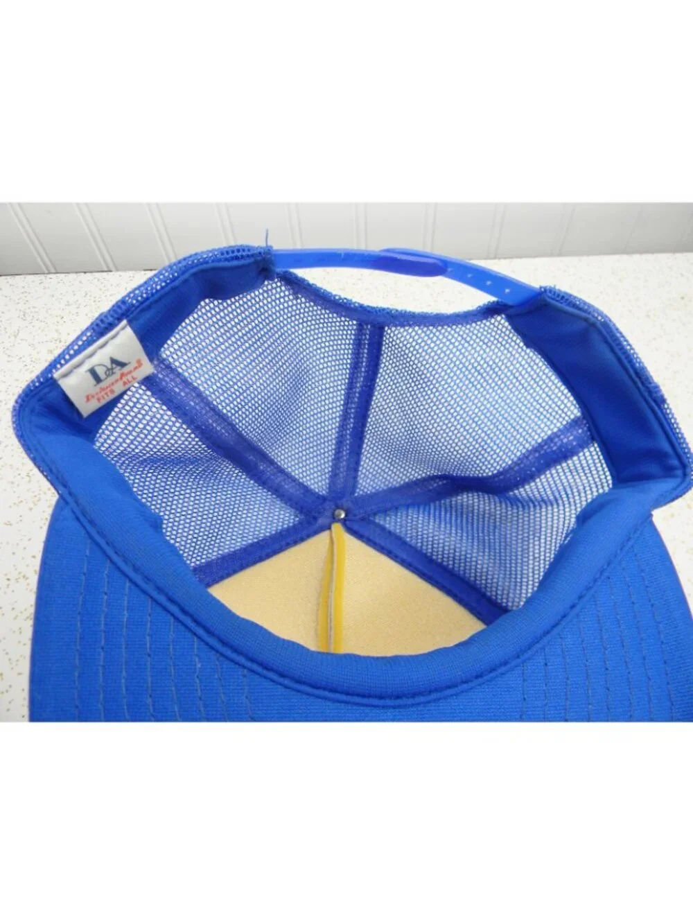 VTG Times Eagle Carrier Trucker Hat Blue Mesh Snapback Cap Designer Award